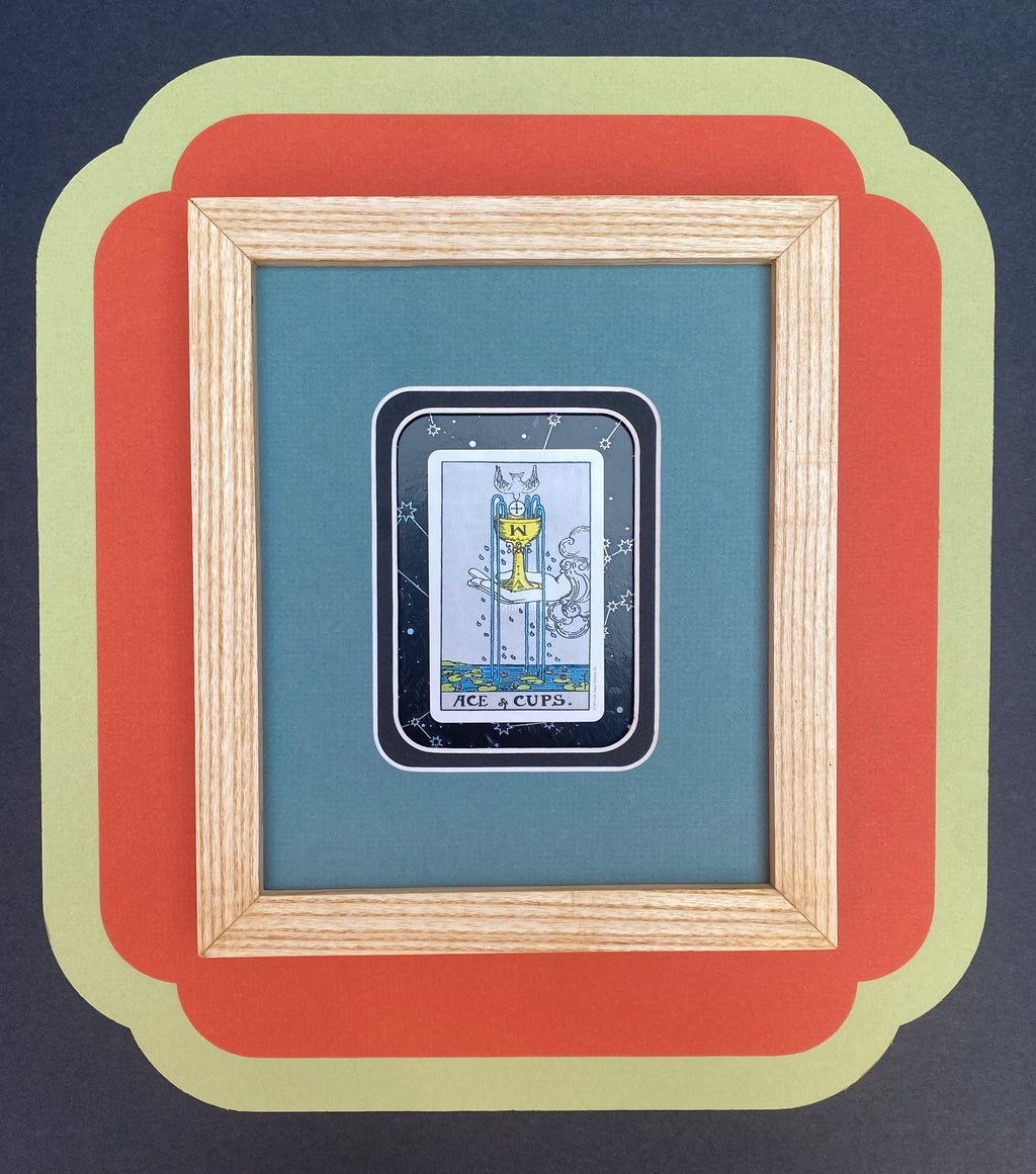 ACE OF CUPS - Framed Tarot Card