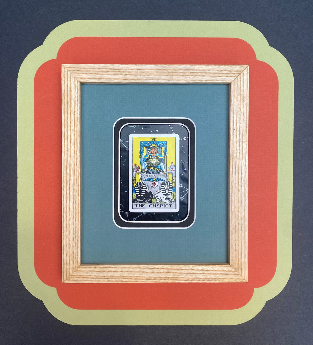 THE CHARIOT - Framed Tarot Card
