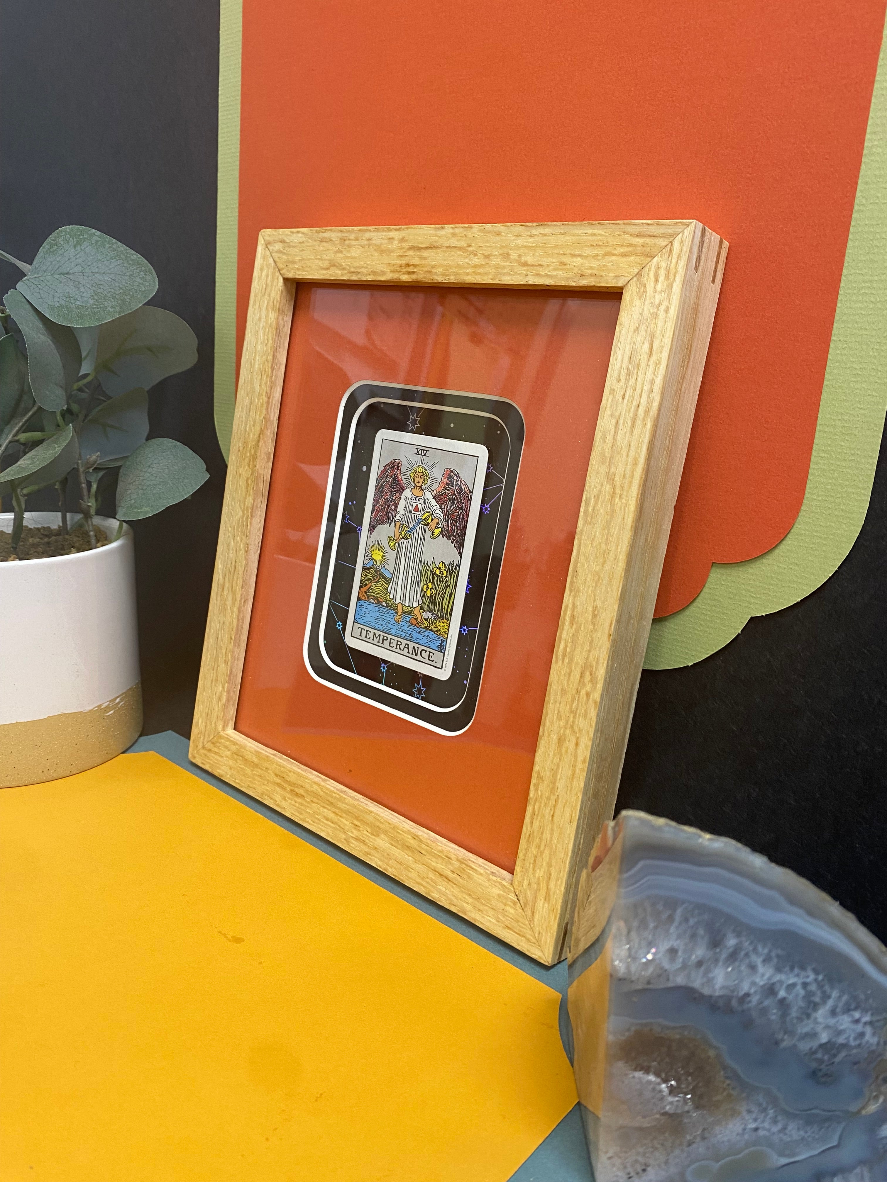 TEMPERANCE - Framed Tarot Card