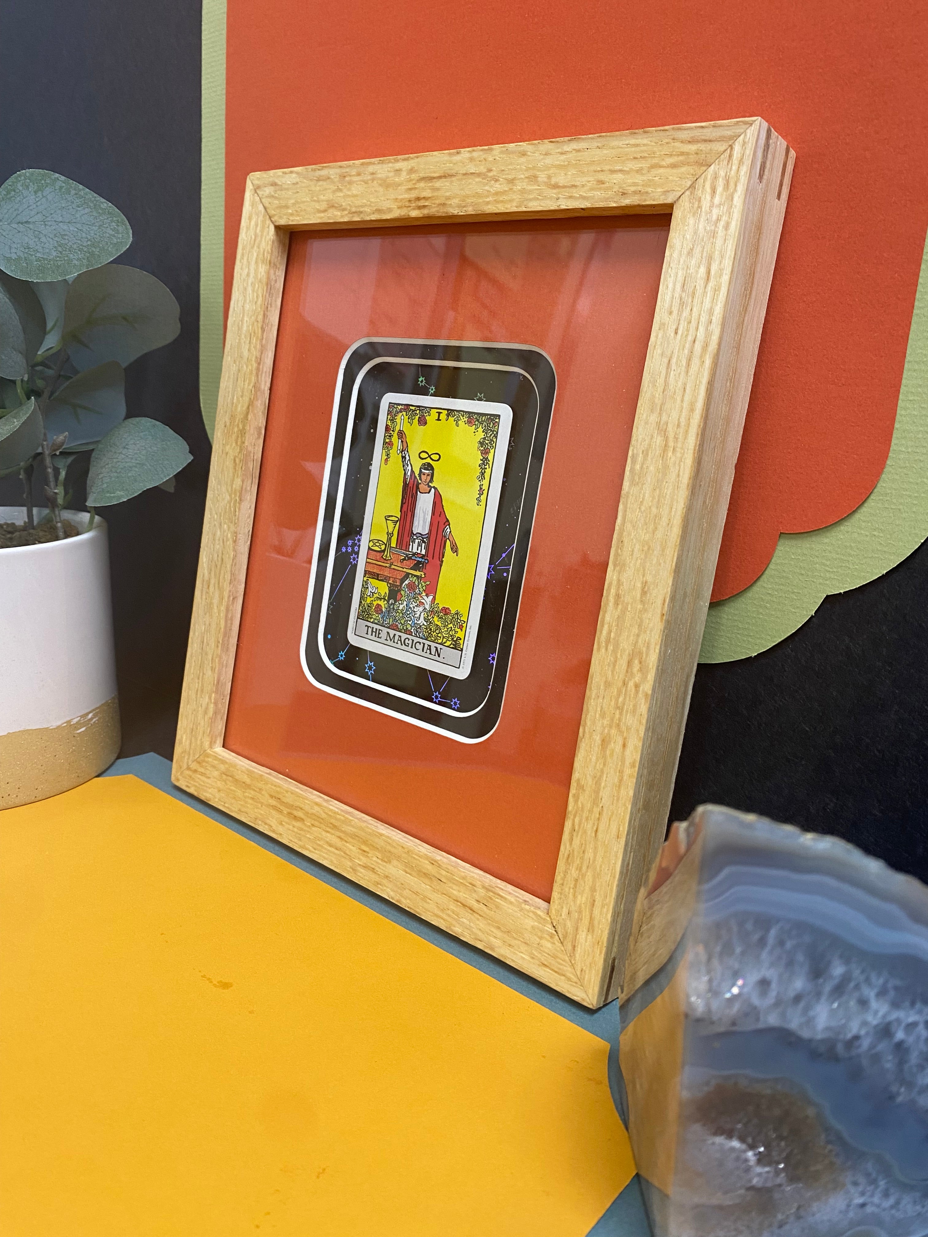 THE MAGICIAN - Framed Tarot Card